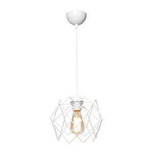 147 000181 2 4 Single-light E27 ceiling lamp Teeby pakoworld metal in white shade Φ22x17cmLighting > Ceiling