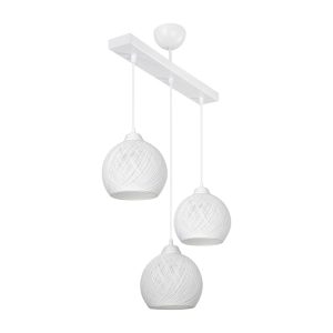 147 000185 9 Three-light ceiling lamp PWL-0973 II pakoworld E27 white 50x18x85cmLighting > Ceiling