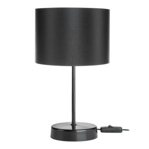 147 000194 5 Table lamp PWL-1183 pakoworld Ε27 black D22x36.5cmLighting > Table