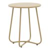 152 000046 6 Dining table Nares-Norture A set of 5 pakoworld white aluminum and plywood in a natural shade 140x80x72.5cmOutdoor furniture > Garden food table