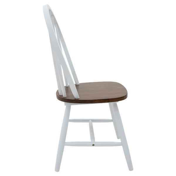153 000003 4 4 Chair Adalyn pakoworld wood walnut-white legsSPRING OFFERS
