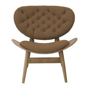 167 000019 4 8 Relax armchair Udalle pakoworld solid walnut wood-brown fabric 77x70x82cmSPRING OFFERS