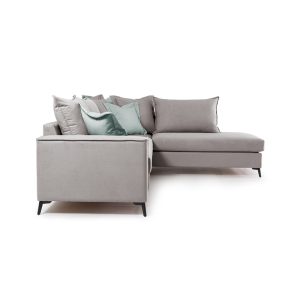 168 000031 2 2 Corner sofa Boston pakoworld left corner fabric elephant-cie 290x235x95cmIndoor furniture > Sofas & Armchairs - Pre Order