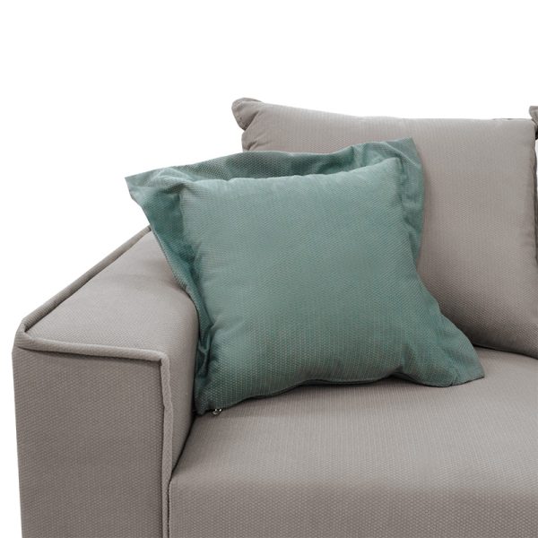 168 000039 3 2 Corner sofa Fabulous pakoworld reversible fabric elephant-ciel 240x165x95cmIndoor furniture > Sofas & Armchairs - Pre Order