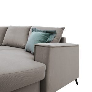 168 000039 4 2 Corner sofa Fabulous pakoworld reversible fabric elephant-ciel 240x165x95cmIndoor furniture > Sofas & Armchairs - Pre Order