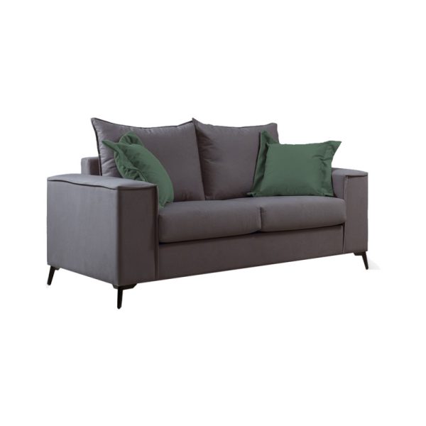 168 000043 2 2 Verona living room set 2 pcs 2-3 seater anthracite mak14 - cypress cushions mak07Indoor furniture > Sofas