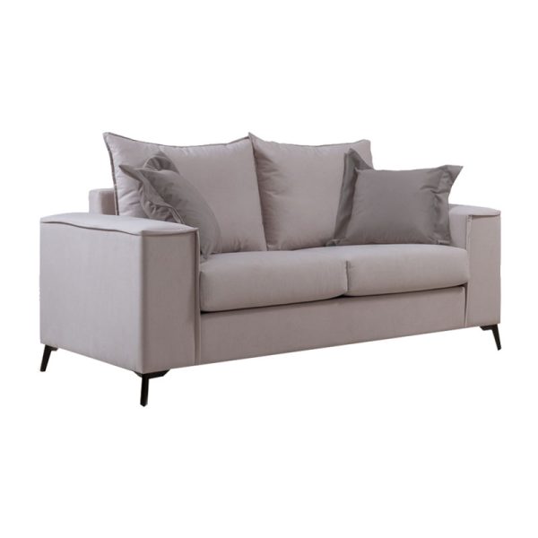 168 000045 2 2 Verona living room set 2 pcs 2-3 seater cream mak01 - cushions mocha mak03Indoor furniture > Sofas & Armchairs - Pre Order