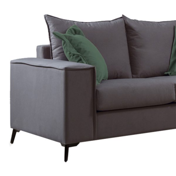 168 000046 2 3 2 seater Verona sofa anthracite - cypress cushions 173x93x100cmIndoor furniture > Sofas & Armchairs - Pre Order