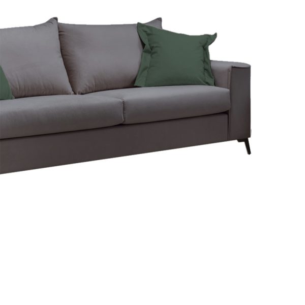 168 000047 2 2 3 seater Verona sofa anthracite - cypress cushions 225x93x100cmIndoor furniture > Sofas & Armchairs - Pre Order