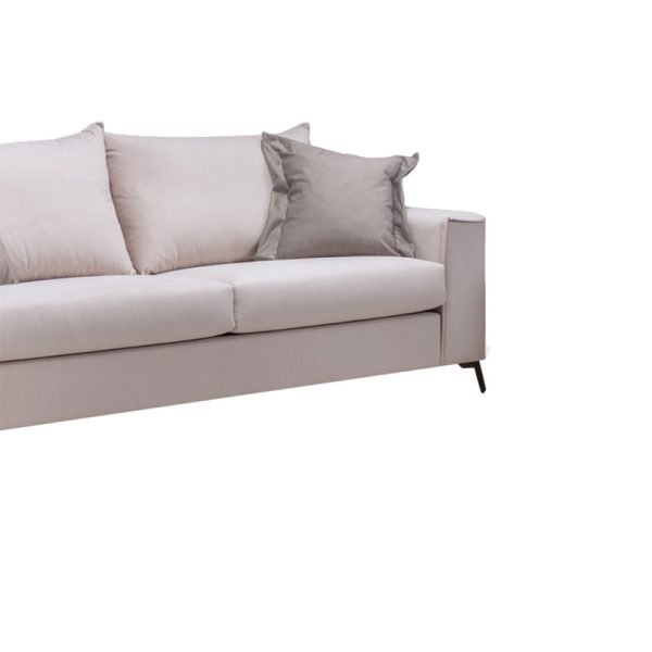 168 000049 2 2 3 seater Verona sofa cream - mocha cushions 225x93x100cmIndoor furniture > Sofas & Armchairs - Pre Order