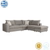 168 000062 7 Double bed Camaro pakoworld fabric in grey color 160x200cmIndoor furniture > Beds