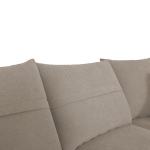 168 000073 2 2 Right corner sofa Montana pakoworld grey-beige fabric-light grey cushions 275x215x93cmIndoor furniture > Sofas & Armchairs - Pre Order