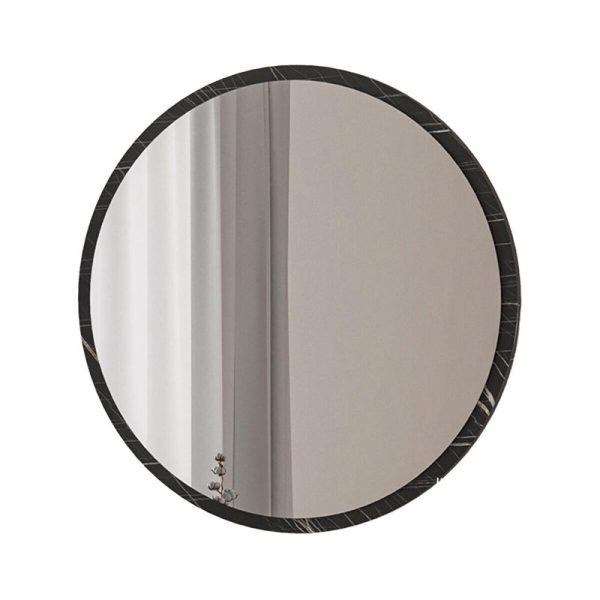 176 000050 6 Mirror Sabino pakoworld in marble anthracite color 60x2x60cmDecoration > Mirrors