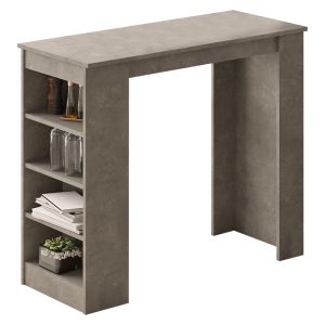 176 000053 13 Table Bar Riff pakoworld athracite antique 120x51.5x101.5cmIndoor furniture > Dining Tables