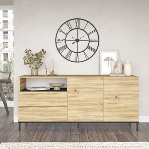 176 000124 2 2 Sideboard Evaluate pakoworld sonoma-wenge 170x46.5x75.5cmIndoor furniture > Buffets
