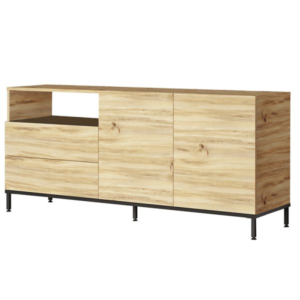 176 000124 5 Sideboard Evaluate pakoworld sonoma-wenge 170x46.5x75.5cmIndoor furniture > Buffets