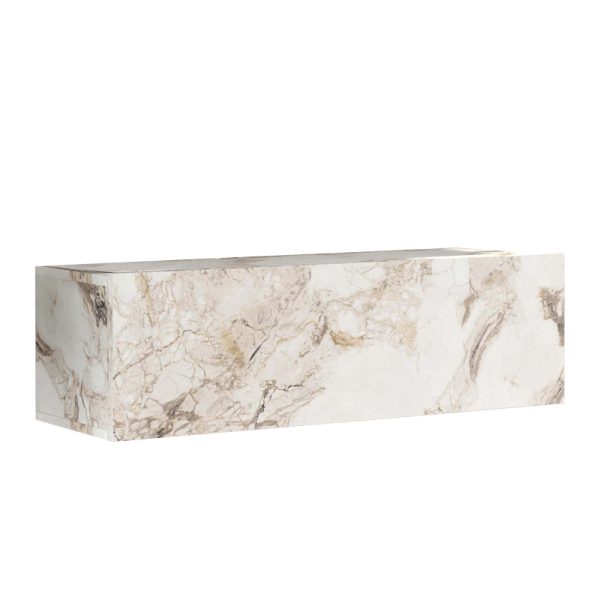 176 000157 13 Tv unit Serit pakoworld marble ivory melamine 100x31.5x29.6cmIndoor furniture > TV stands