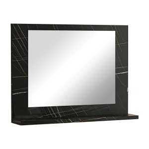 176 000183 4 Kappa pakoworld melamine mirror in anthracite marble shade 60x10x45cmIndoor furniture > Home organization > Bathroom > Mirrors
