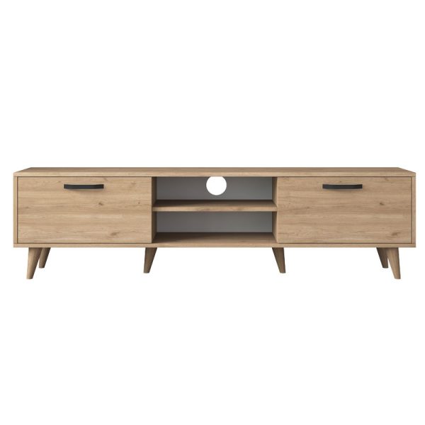 182 000002 2 11 TV unit Sabian pakoworld in sonoma 180x35x48,5cmIndoor furniture > TV stands