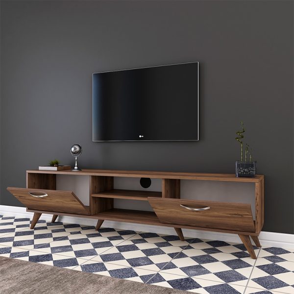 182 000003 2 13 Tv unit Sabian pakoworld in walnut 180x35x48,5cmIndoor furniture > TV stands