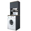 182 000051 Shoe cabinet Ronan pakoworld natural 70.5x35x122cmIndoor furniture > Shoe storage cabinet & cupboards