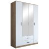 182 000087 8 Double storage bed Daizy pakoworld light walnut-grey 150x200cmIndoor furniture > Beds