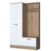 182 000094 Table Zolenio pakoworld solid beech wood with mdf top polish walnut 120x80x76cmSPRING OFFERS