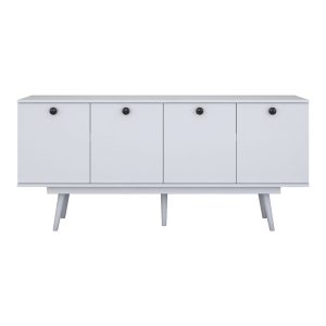 182 000098 3 2 Buffet Salonde pakoworld white melamine-white pp leg 180x40x82.6cmIndoor furniture > Buffets