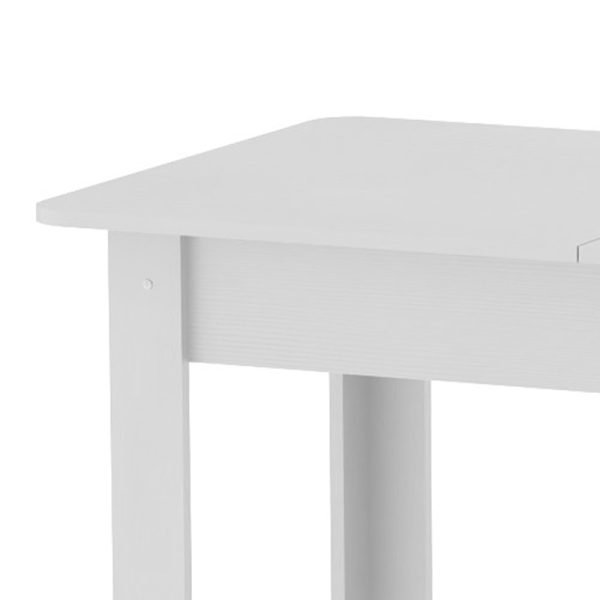 184 000008 3 4 Dining table Quiin pakoworld extendable white 120-174x70x73.5cmIndoor furniture > Dining Tables