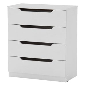 184 000051 5 Chest of 4 drawers Azenor pakoworld white 72x38x83cmIndoor furniture > Drawers-consoles