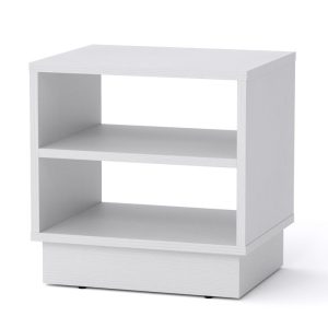 184 000072 8 Nightstand Mason pakoworld white 40x32x40cmIndoor furniture > Bedside tables