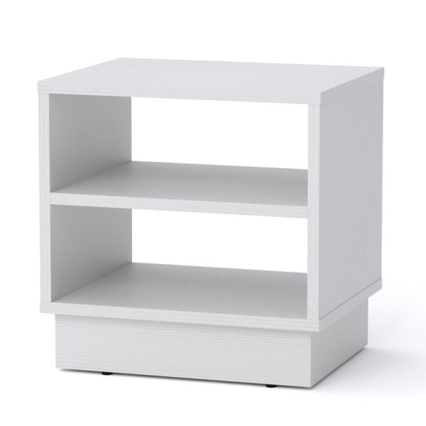 184 000072 8 Nightstand Mason pakoworld white 40x32x40cmIndoor furniture > Bedside tables