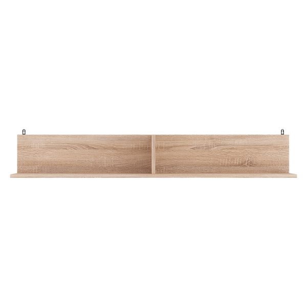 184 000107 2 4 Wall shelf Drowel pakoworld in sorona color 130x21.6x20cmIndoor furniture > Wall shelves