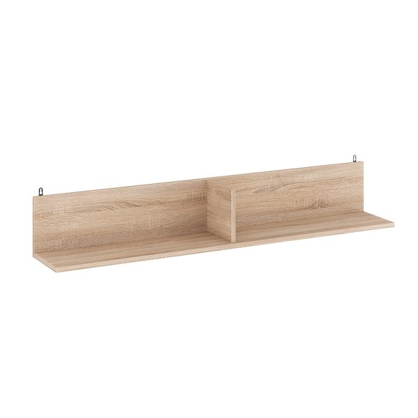 184 000107 6 Wall shelf Drowel pakoworld in sorona color 130x21.6x20cmIndoor furniture > Wall shelves