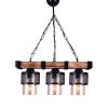 193 000016 15 Ceiling light Deepora pakoworld E27 golden 30x80x80cmLighting > Ceiling