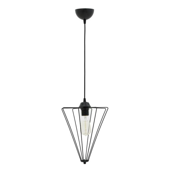 193 000058 10 Ceiling light Saway pakoworld E27 black 30x30x80cmLighting > Ceiling