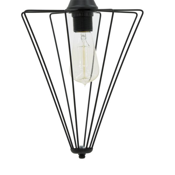 193 000058 2 8 Ceiling light Saway pakoworld E27 black 30x30x80cmLighting > Ceiling