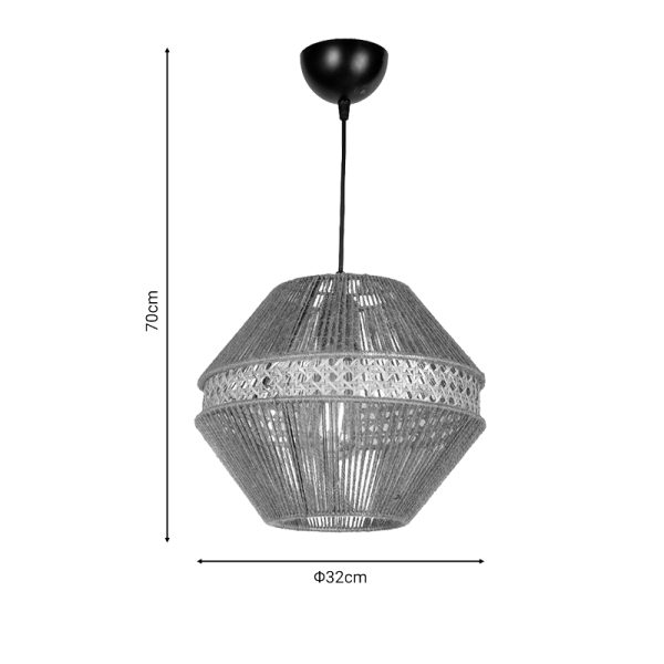 193 000076 3 2 Ceiling light Efkol pakoworld natural D32x70cmLighting > Ceiling