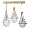 193 000077 8 Ceiling lamp Newbay pakoworld fabric and mat in white-natural color D30x20cmLighting > Ceiling