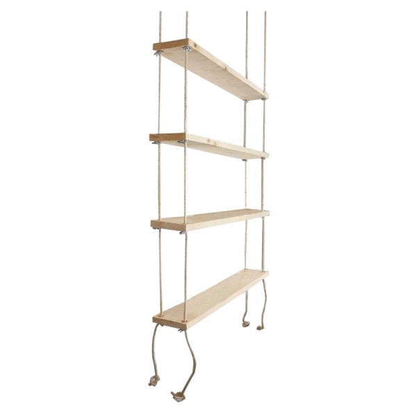 197 000050 4 Wall set unit Rabia pakoworld solid wood natural 99x16x170cmSPRING OFFERS