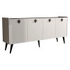 197 000208 4 Corner sofa Beyza pakoworld left corner cream fabric 299x160x73cmIndoor furniture > Sofas & Armchairs - Pre Order