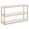 197 000258 7 Three-leaf wardrobe with drawers Royal pakoworld in white shade 150x58x230cmIndoor furniture > Wardrobes