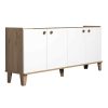 197 000285 3 Alkathi pakoworld bookcase in oak shade 77x22x160cmIndoor furniture > Bookshelves