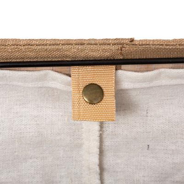 199 000056 2 4 Laundry basket Natural pakoworld in oak-white color 40x30x50cmIndoor furniture > Home organization