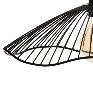 199 000182 2 10 Galt pakoworld Ε27 ceiling light black D34x15.5cmLighting > Ceiling