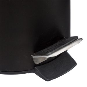 199 000210 3 4 Trash bin 3L Dustbin pakoworld metal-pp black-oakIndoor furniture > Home organization > Bathroom > Bathroom accessories