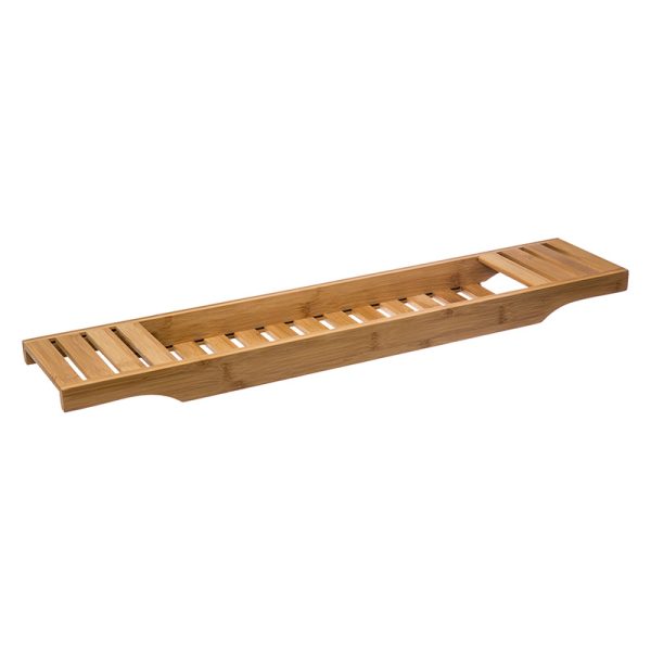 199 000224 3 Bath tray rack Seli pakoworld bamboo natural 15x70x4.5cmIndoor furniture > Home organization > Bathroom > Bathroom accessories