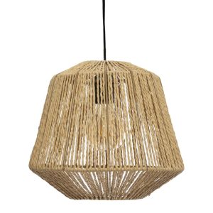 199 000423 8 Ceiling light Jily pakoworld E27 natural D29x117cmBOHO CHIC > Luminaries