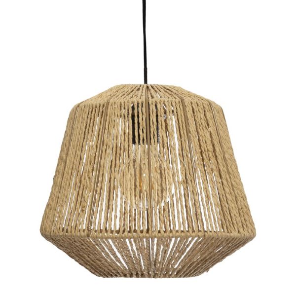 199 000423 8 Ceiling light Jily pakoworld E27 natural D29x117cmBOHO CHIC > Luminaries