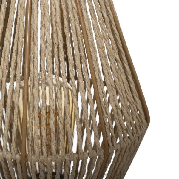 199 000463 2 5 Table lamp PWL-1108 pakoworld Ε27 beige D19x32cmBOHO CHIC > Luminaries
